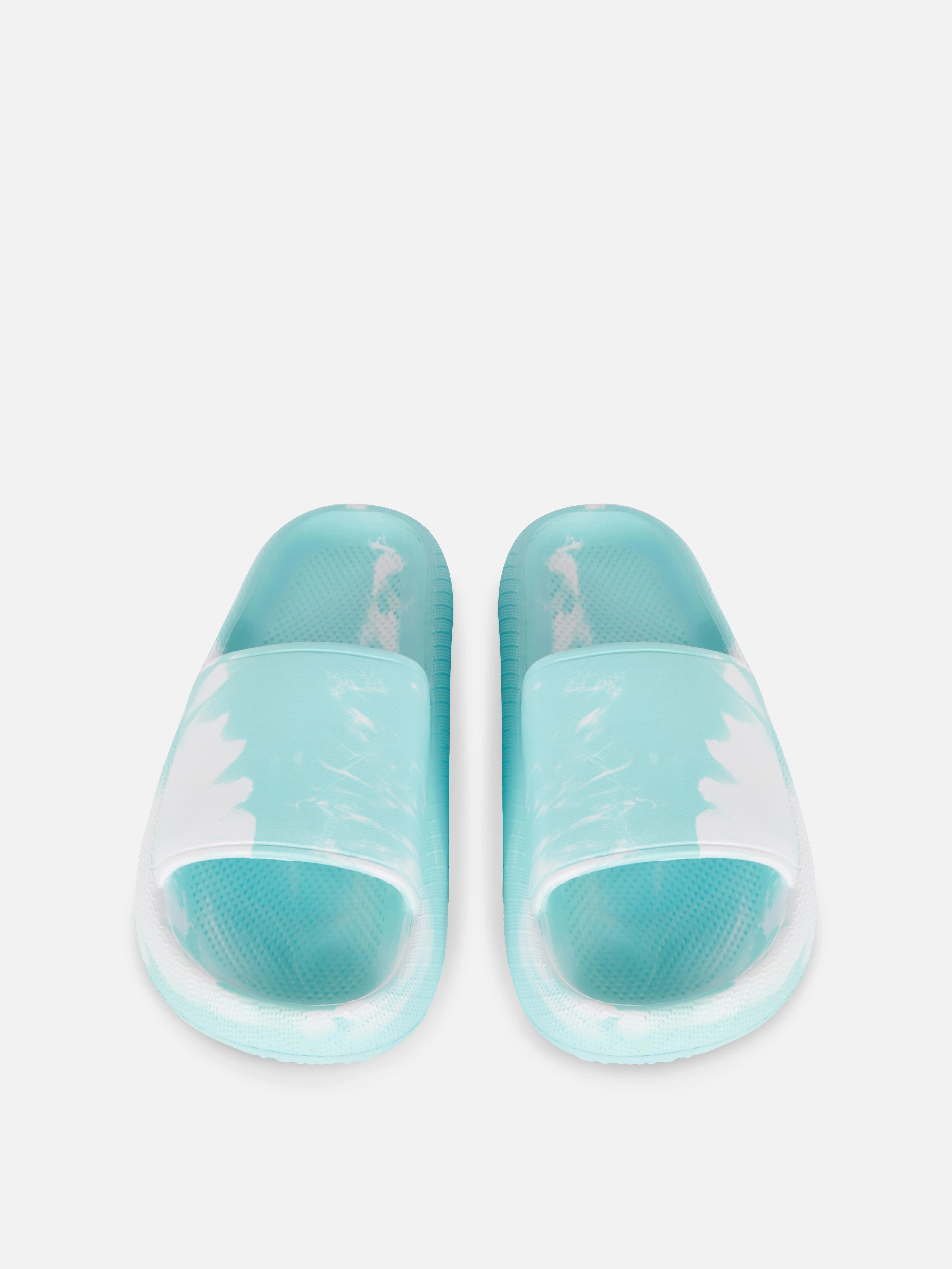CHANCLAS DE PISCINA CON ESTAMPADO TIEDYE