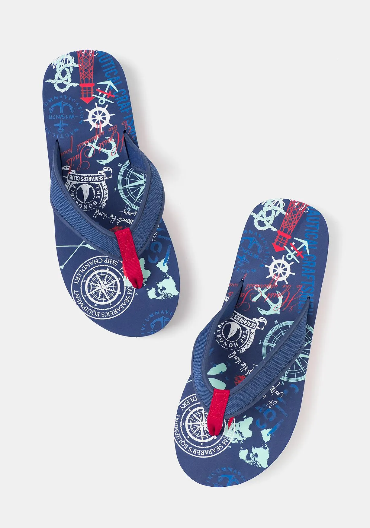 Chanclas estampadas de Hombre TEX