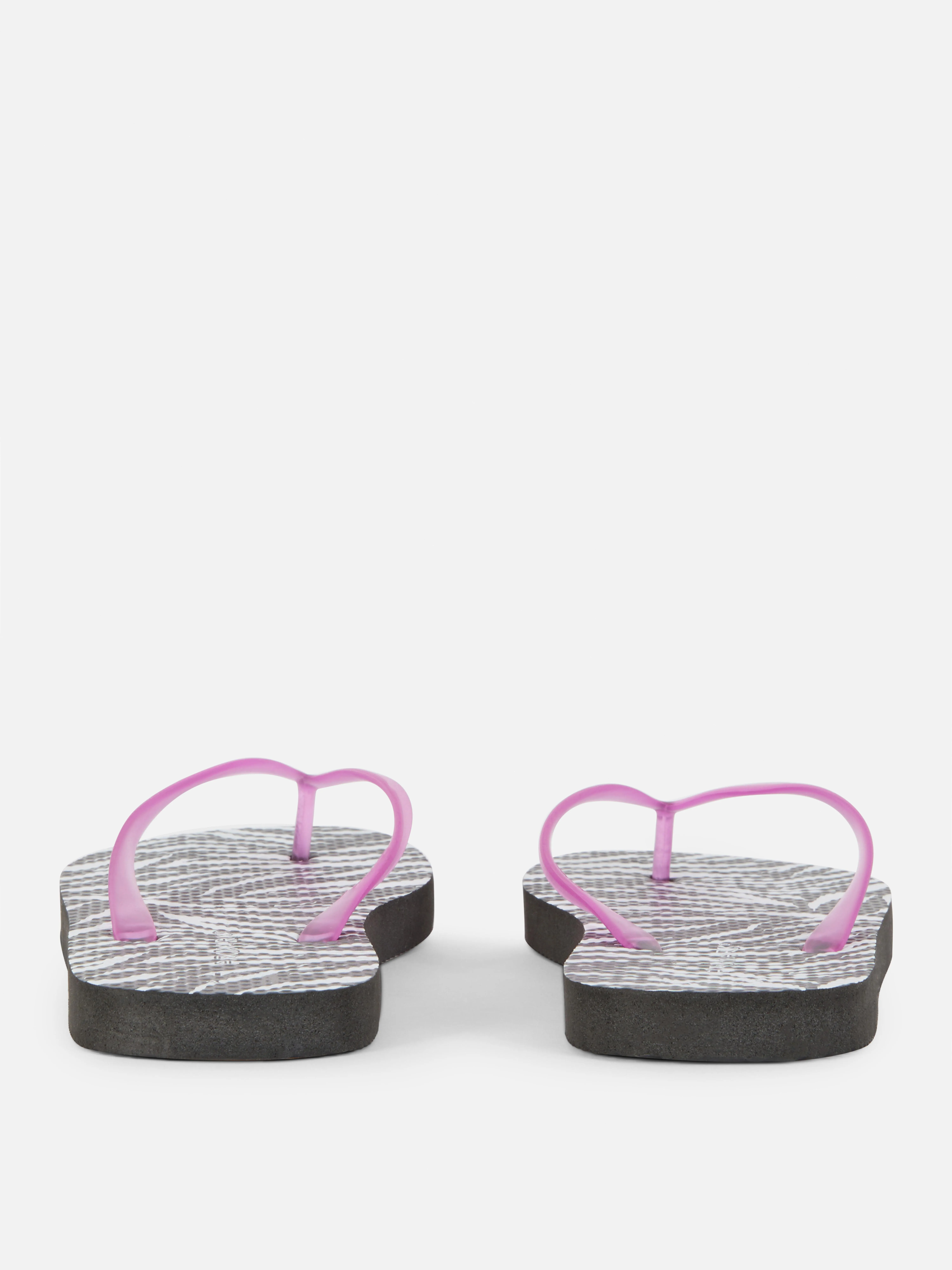 Chanclas estampadas