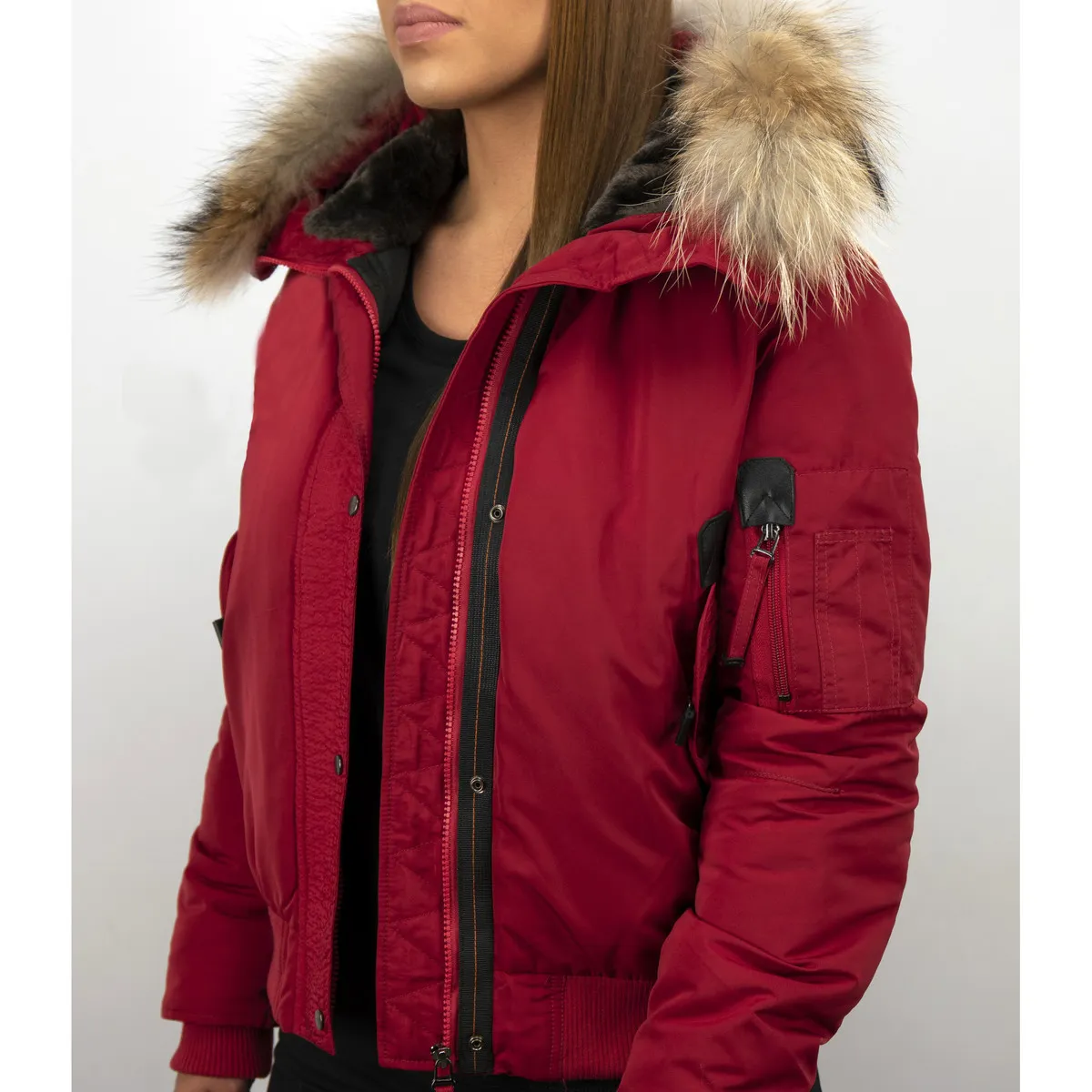 Chaqueta Corta De Invierno Para