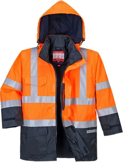 CHAQUETA DE ALTA VISIBILIDAD MULTIPROTECCIóN BIZFLAME RAIN