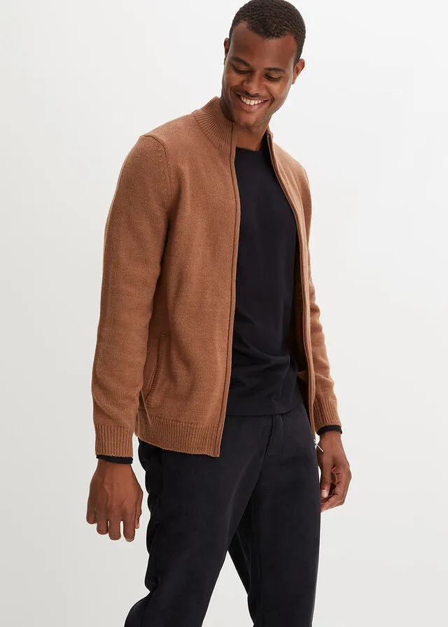 Chaqueta de punto Marrón castaño