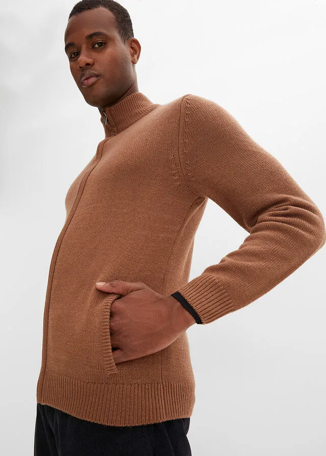 Chaqueta de punto Marrón castaño