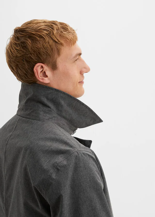 Chaqueta funcional Gris jaspeado