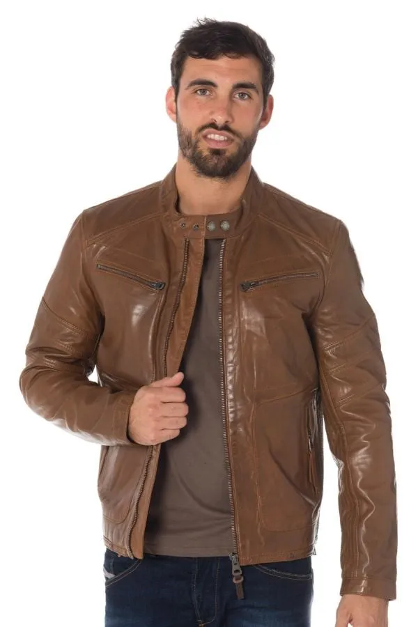Chaqueta Hombre Redskins Leeron Mojito Cognac