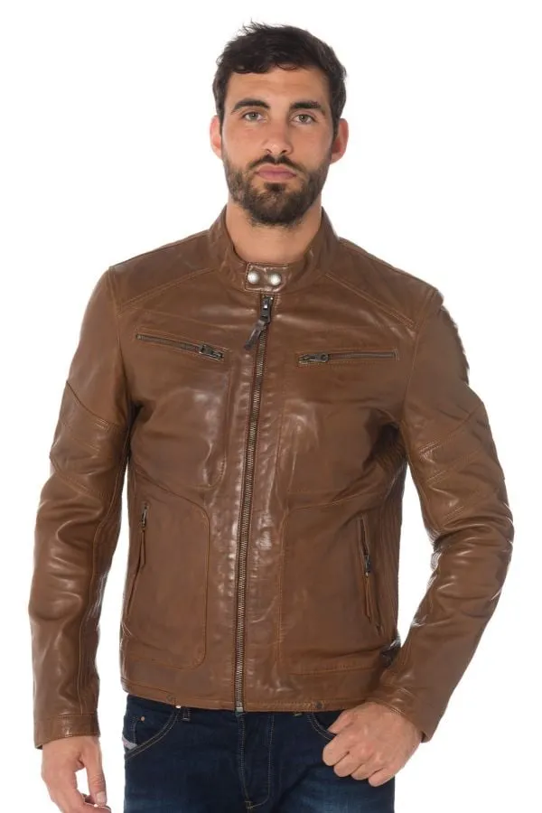 Chaqueta Hombre Redskins Leeron Mojito Cognac