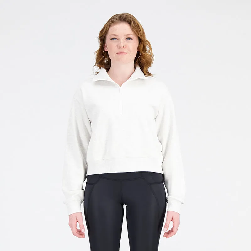 Chaqueta Padded Para Mujer Athletics French Terry Zip New Balance 56551