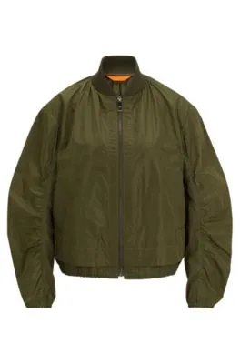 Chaqueta relaxed fit repelente al agua