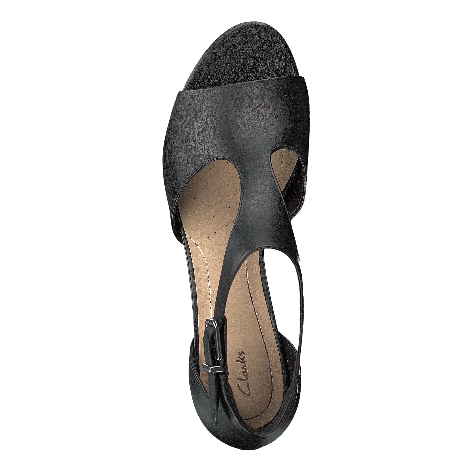 Clarks zapatos Laureti Star Black Leather