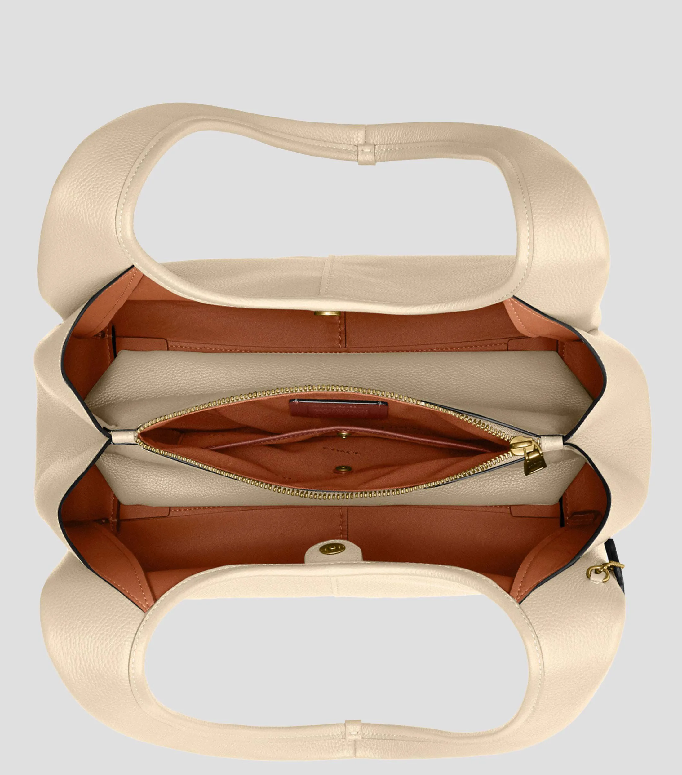 Coach Bolso Shoulder en Piel Texturizado Mujer
