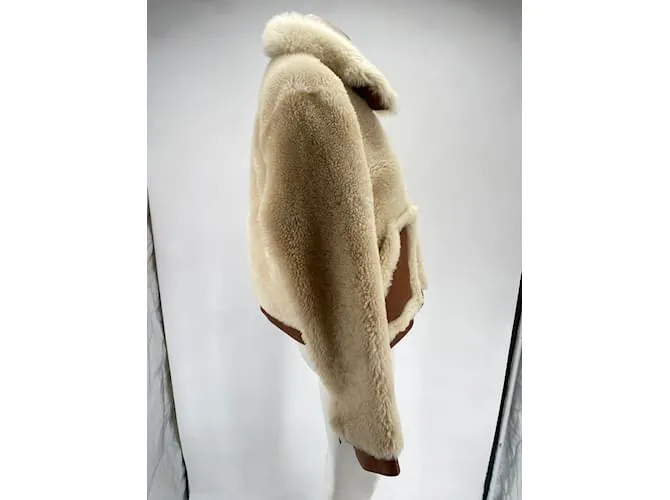 COACH Chaquetas T.Lana Internacional XL Blanco 