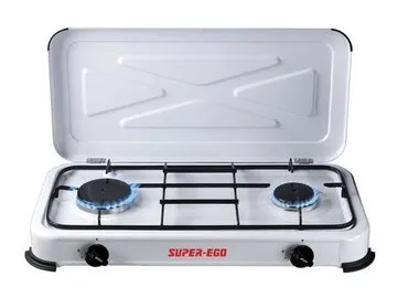 COCINA PORTATIL 2 FUEGOS SUPER EGO