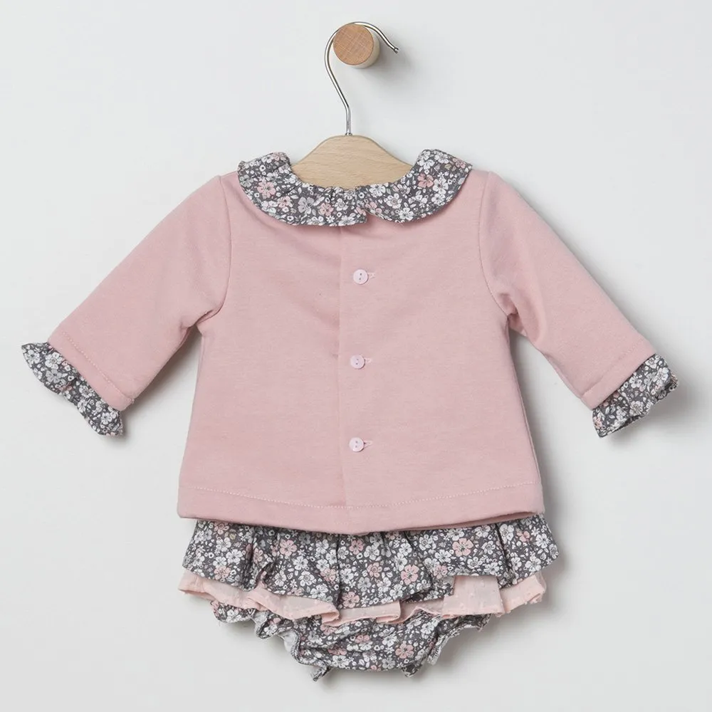 Coco Acqua Vestido de bebé niña 80310 NUDE CORDONETS
