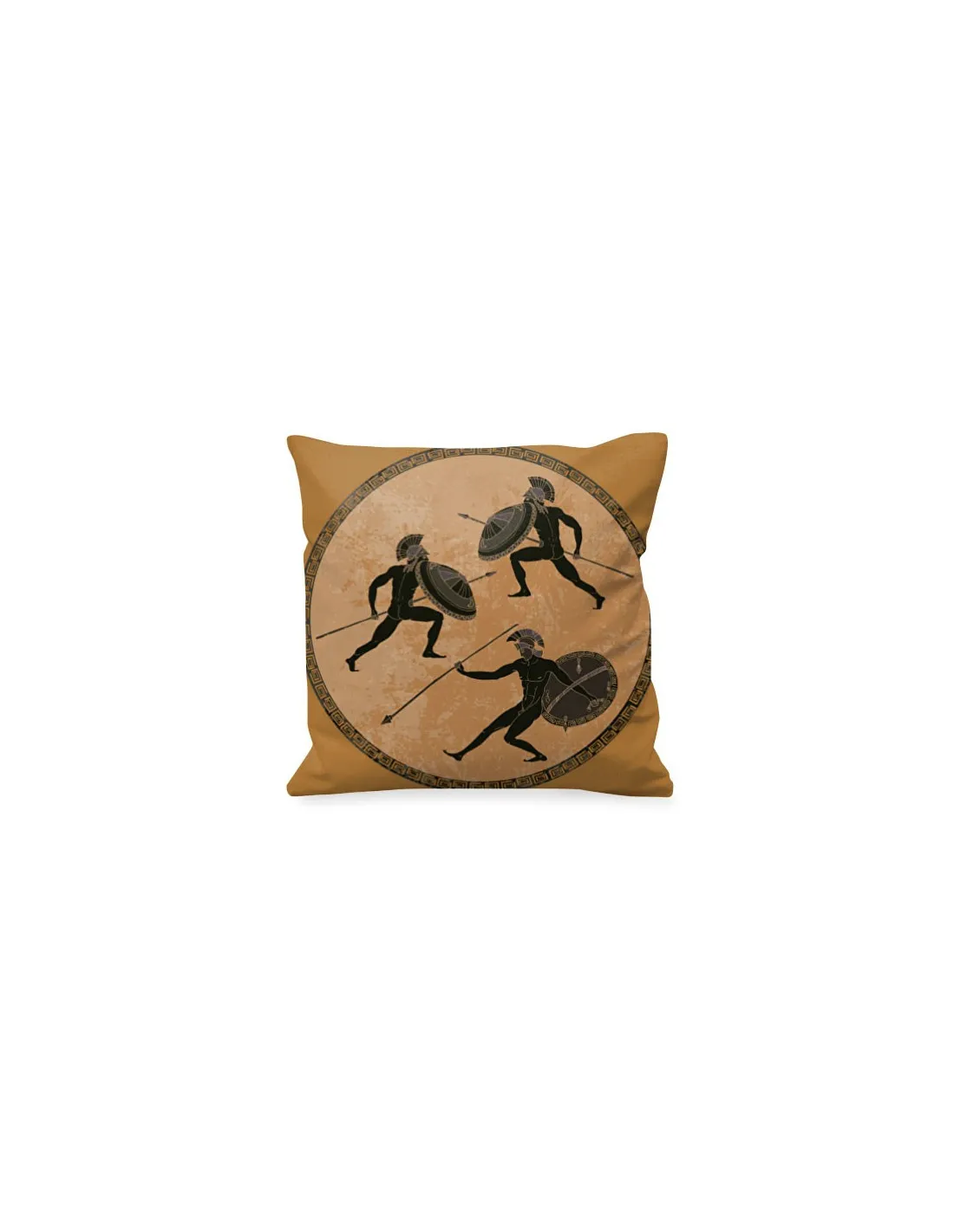 Cojín Lucha Guerreros Griegos