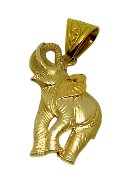 Colgante de oro amarillo 18 ktes elefante 120_047