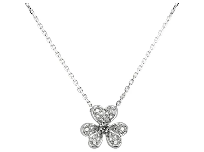 Collar Mini Frivole en Oro Blanco de Van Cleef & Arpels 