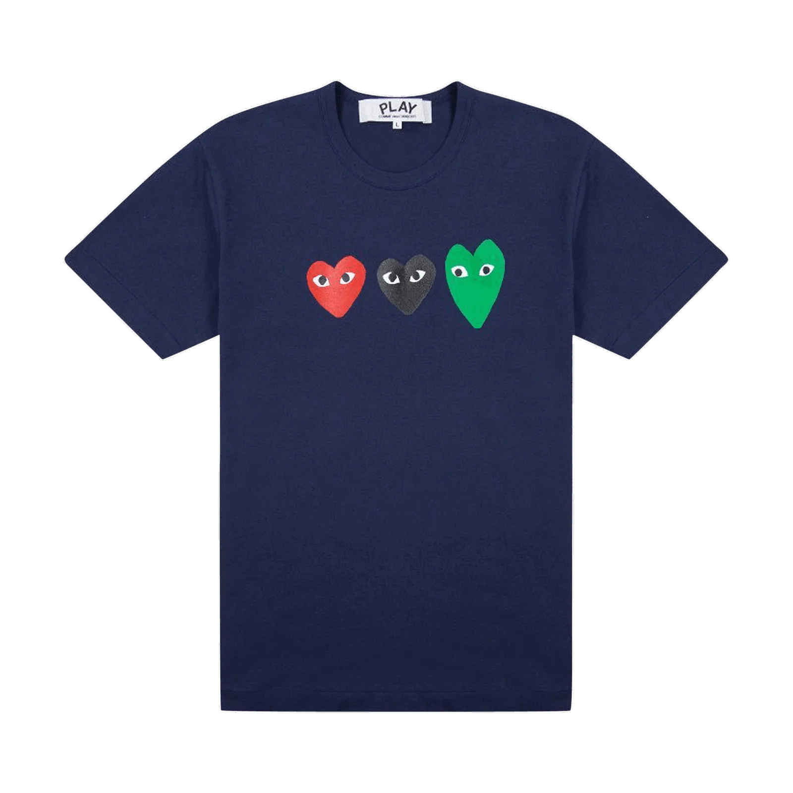COMME DES GARçONS PLAY MULTI HEART TSHIRT