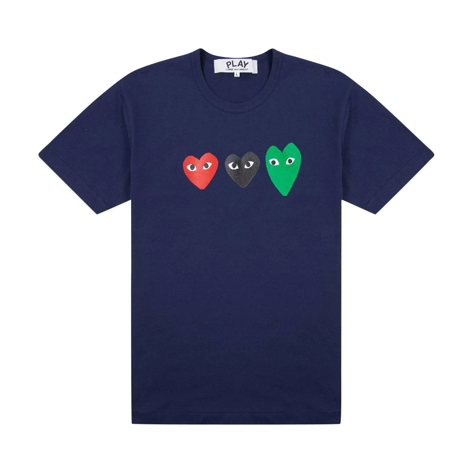 COMME DES GARçONS PLAY MULTI HEART TSHIRT