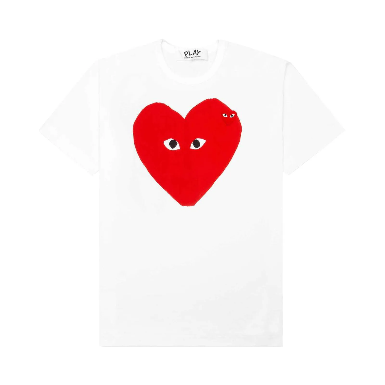 COMME DES GARçONS PLAY RED EMBLEM SMALL EYES TSHIRT