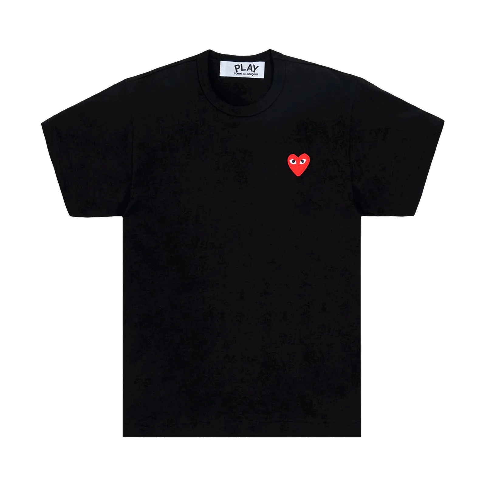 COMME DES GARçONS PLAY TSHIRT WITH RED HEART