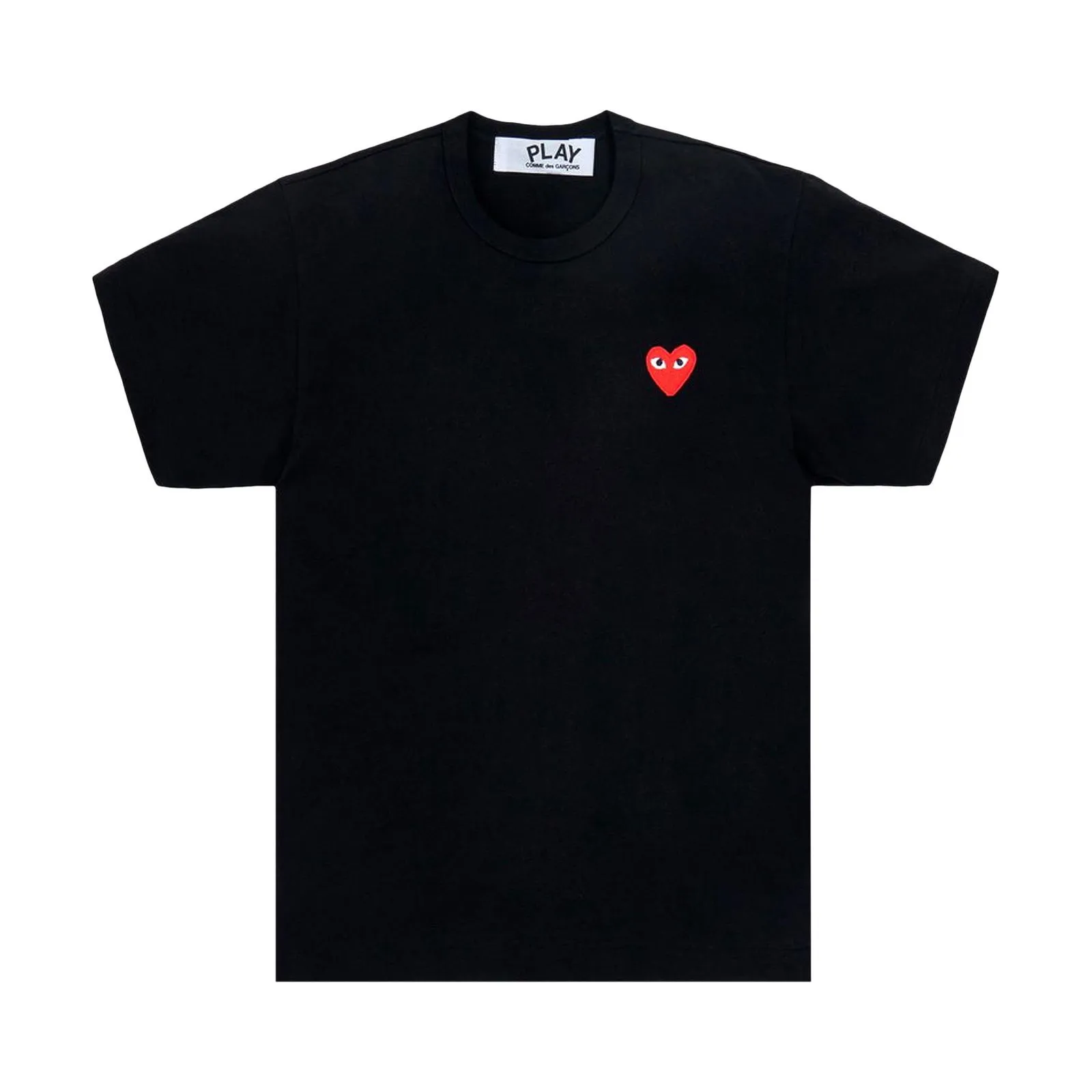 COMME DES GARçONS PLAY TSHIRT WITH RED HEART