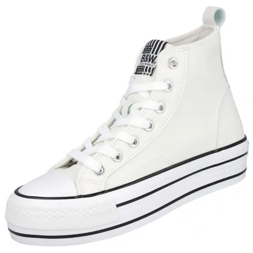 CONGUITOS BJSH362001 Zapatillas Napa Blancas Alta 