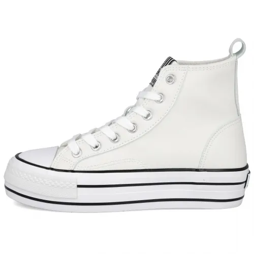 CONGUITOS BJSH362001 Zapatillas Napa Blancas Alta 