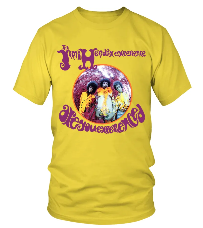 COVER127YL. ARE YOU EXPERIENCED  JIMI HENDRIX EXPERIENCE CAMISETA CUELLO REDONDO UNISEX