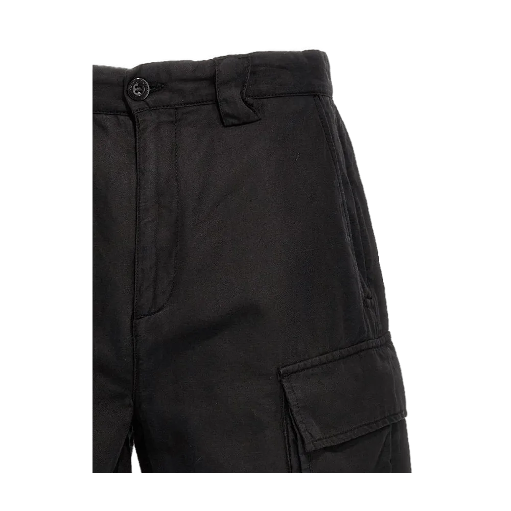 C.P. COMPANY BERMUDA CARGO BLACK MEN 14CMBE327A006273G999