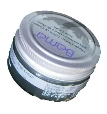 Crema para la limpieza del calzado Bama en coñac