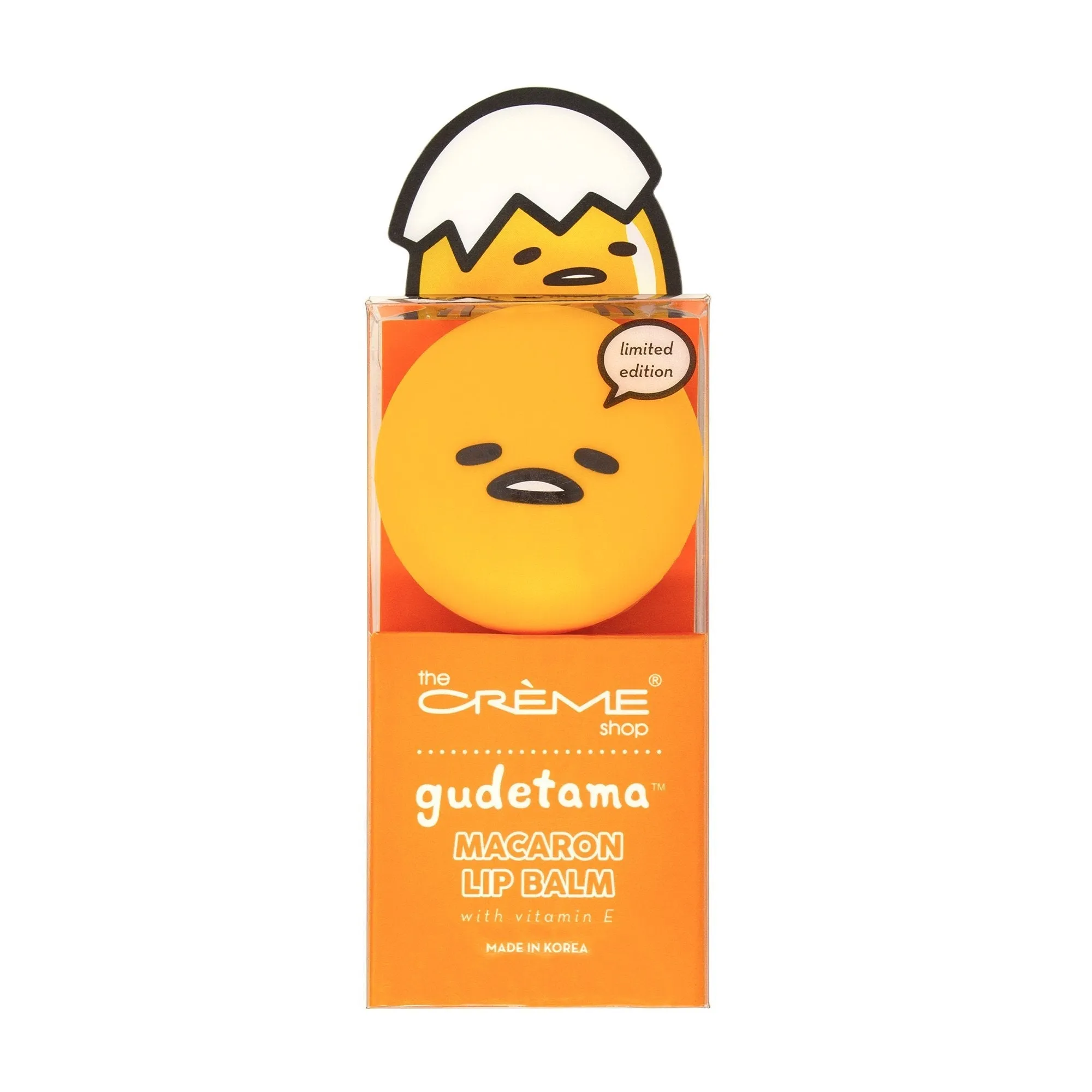 CREME Macarron Gudetama Peach Gummies Bálsamo Labial