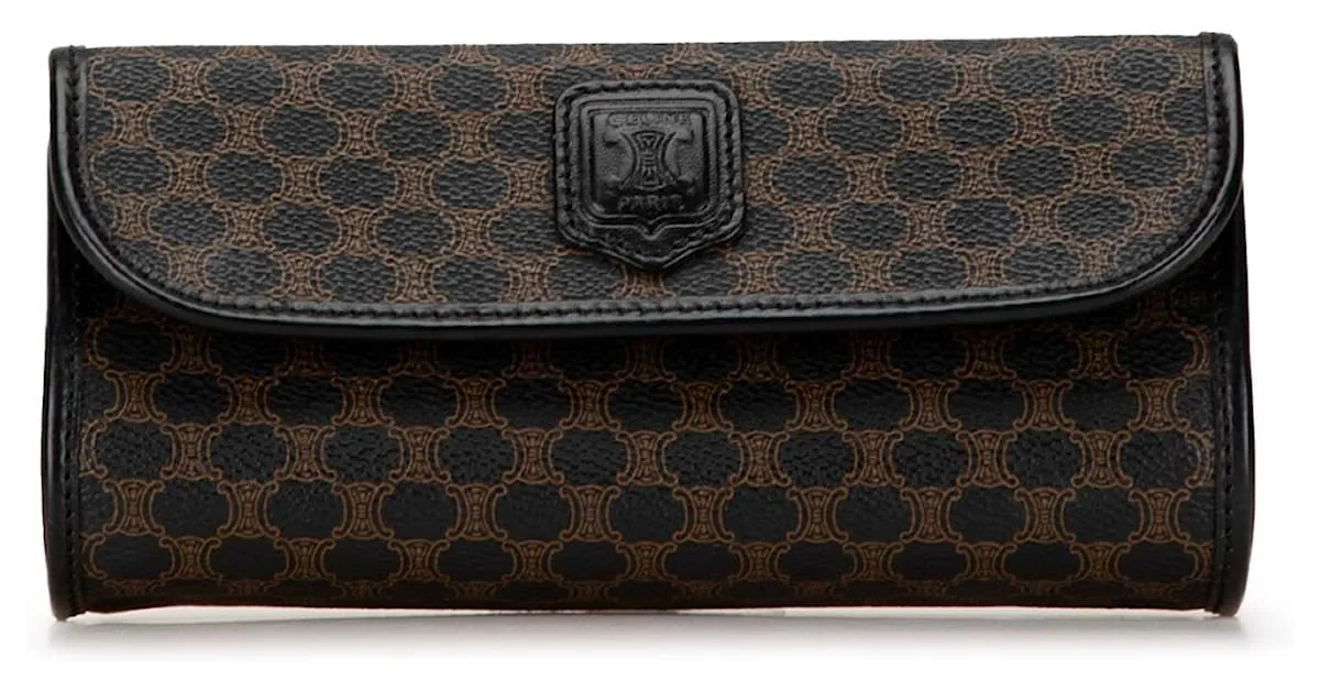 Céline Clutch Macadam Negro Celine Castaño 