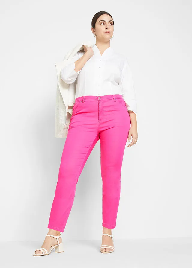 Cómodo pantalón elástico Pink lady