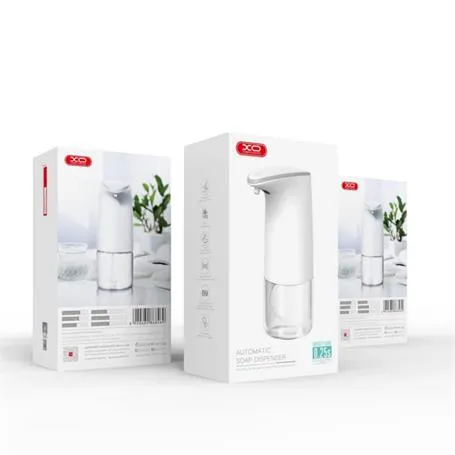 DISPENSADOR DE JABON AUTOMÁTICO SOBREMESA 0.45L BLANCO XO