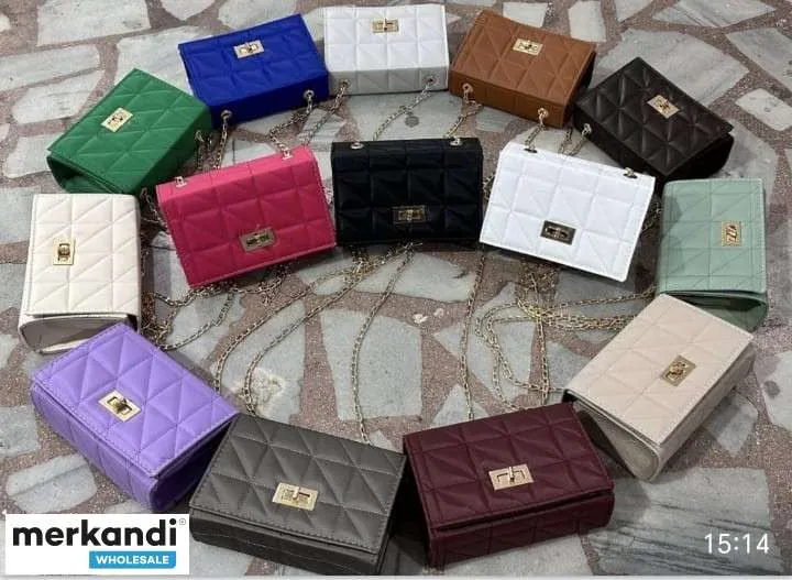 Elegantes bolsos de mujer al por mayor, muchos colores de Turquía