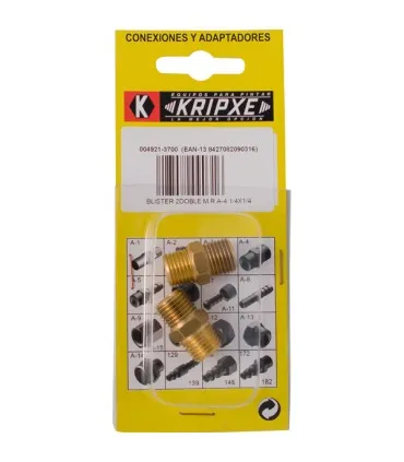 ENLACE LATON DOBLE MACHO BL.2 KRIPXE 1/4'' 0049213700