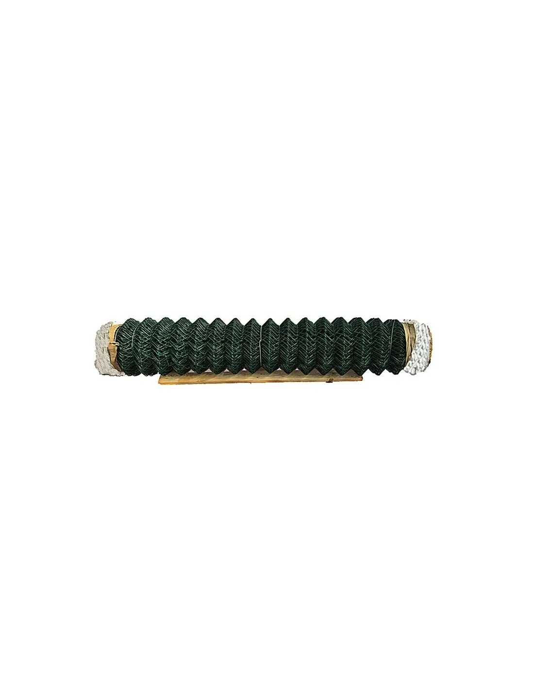 ENREJADO SIMPLE TORSIÓN PLASTIFICADO VERDE 50/17 ROLLO 3 METROS 2M ALTO
