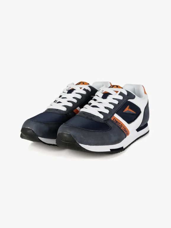 Enrico Coveri Zapatillas con cordones para hombre