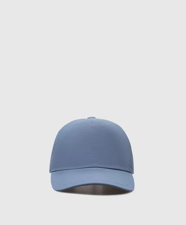 Enrico Mandelli Blue cap with logo