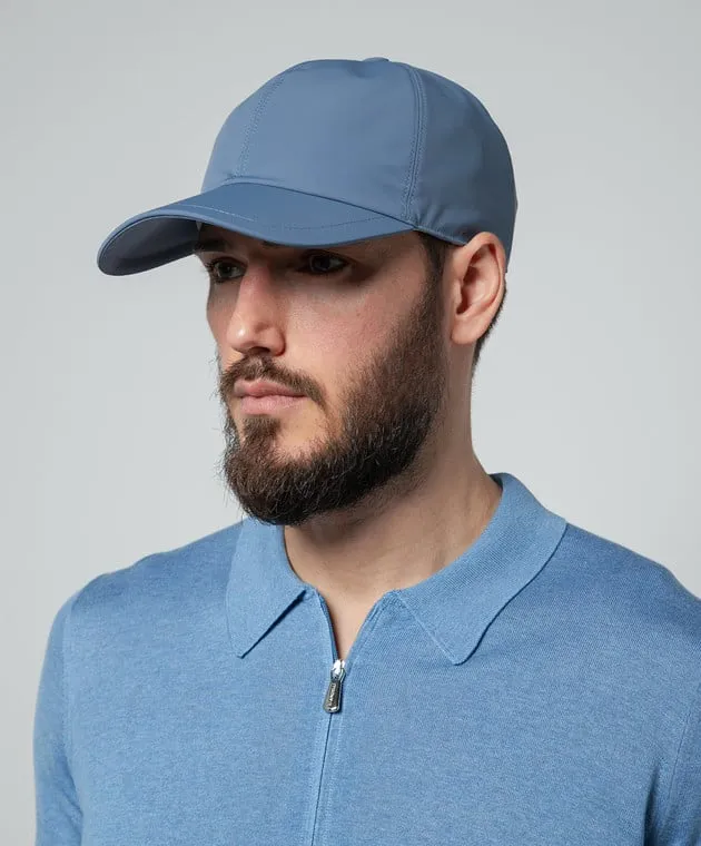 Enrico Mandelli Blue cap with logo