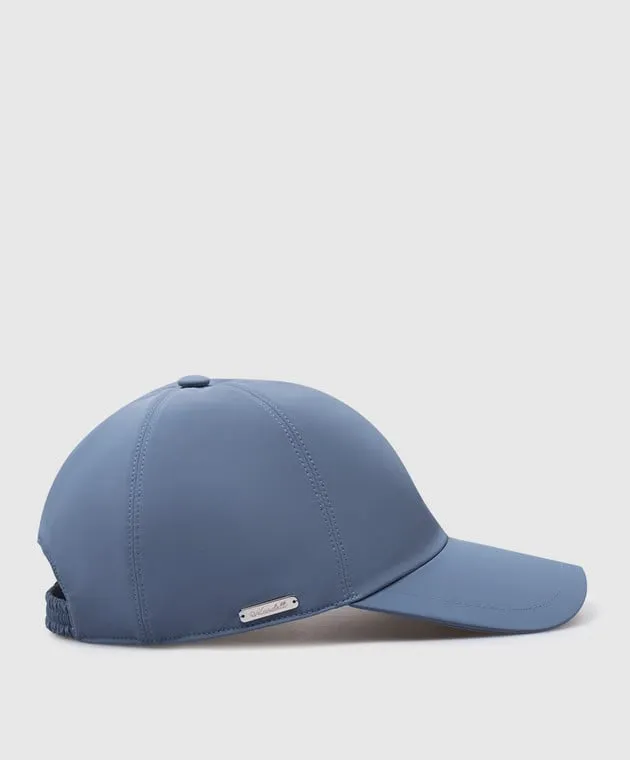 Enrico Mandelli Blue cap with logo