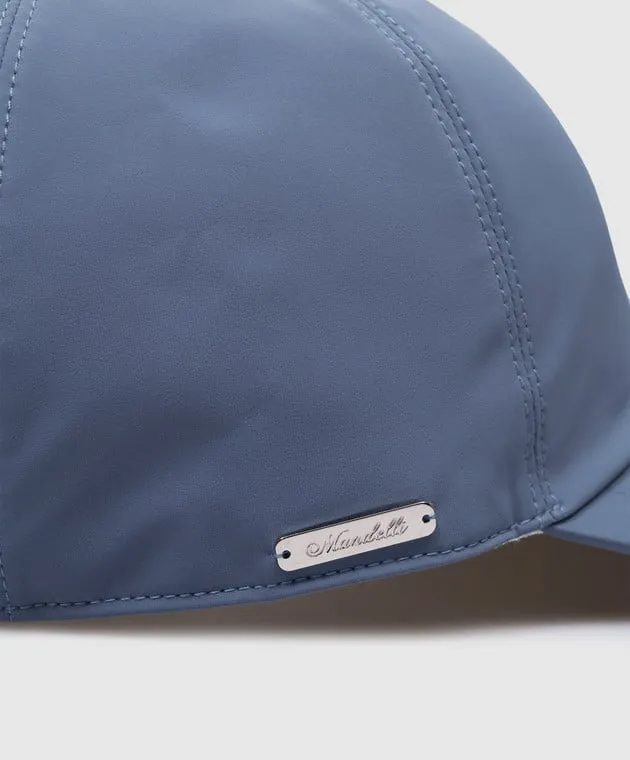 Enrico Mandelli Blue cap with logo