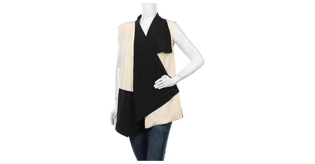 Escada Chaquetas Negro Beige 