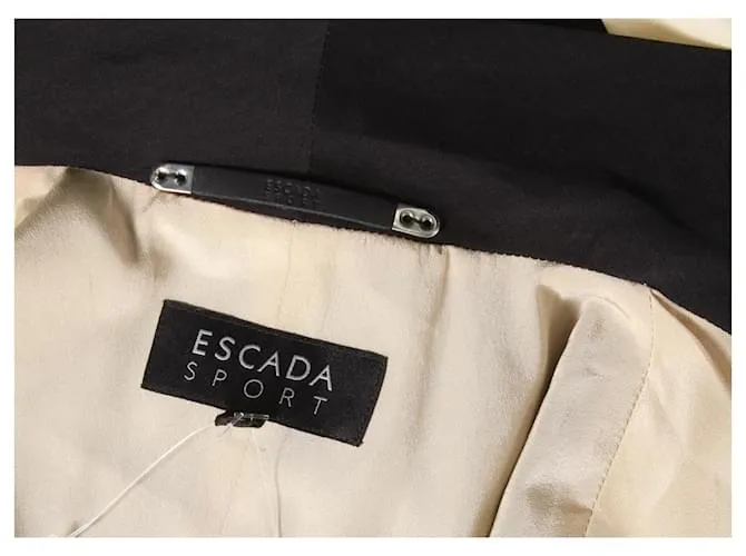 Escada Chaquetas Negro Beige 