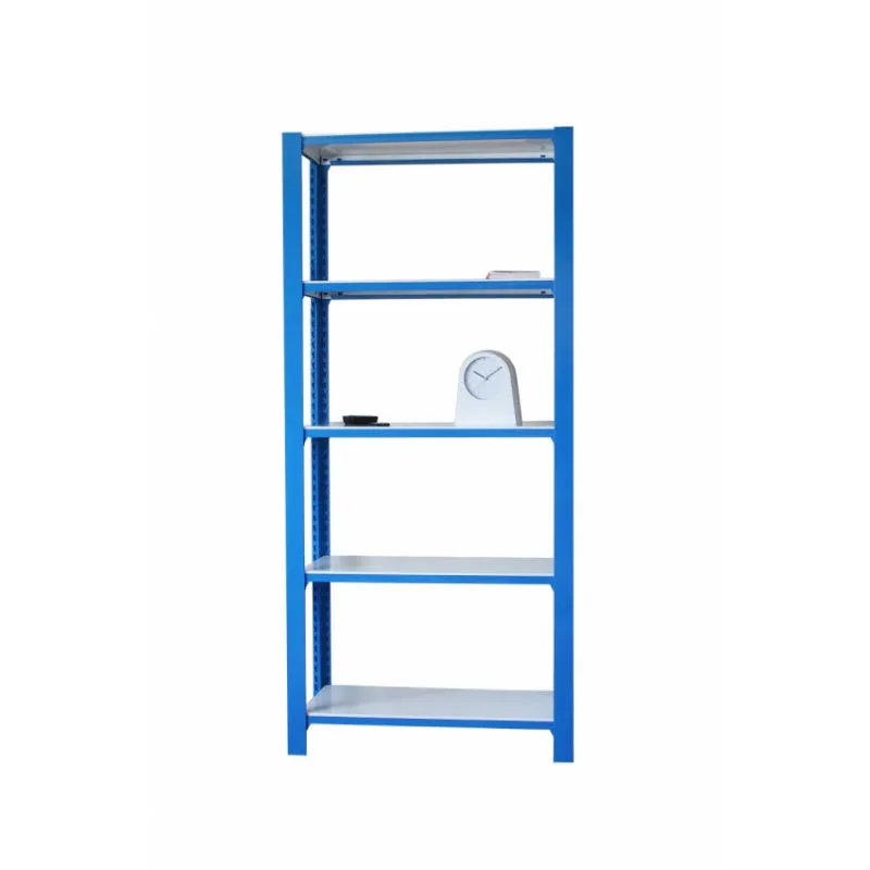 Estantería metálica 210X90X30cm. azul 200Kg P/B Officlick Mad 5 baldas