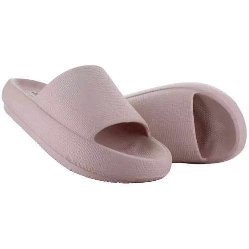Eva Light Sandalia Slide Moda Casual Full Plastic Nude 81418