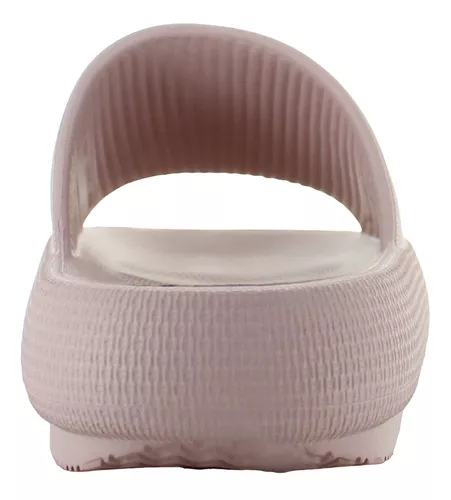 Eva Light Sandalia Slide Moda Casual Full Plastic Nude 81418