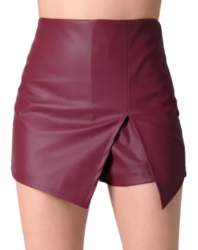 Falda Short Mujer Vino Stfashion 79304831