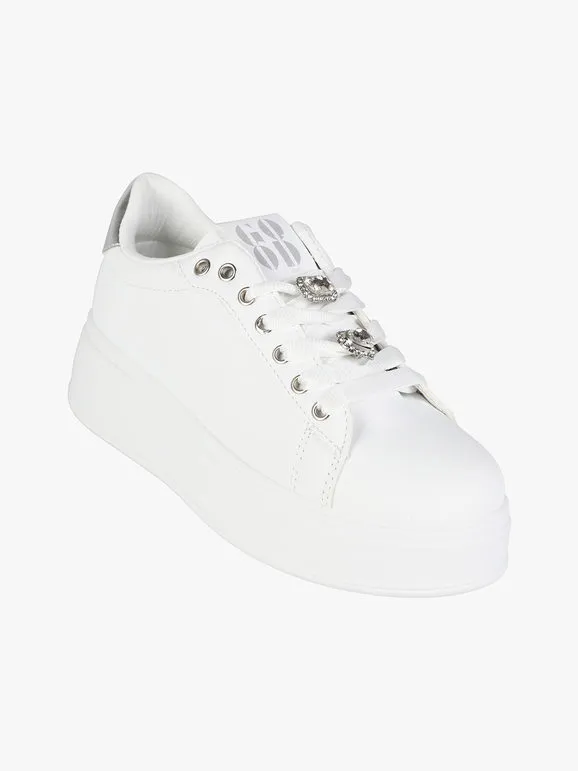 Fashion&Bella Zapatillas joya de mujer con plataforma.