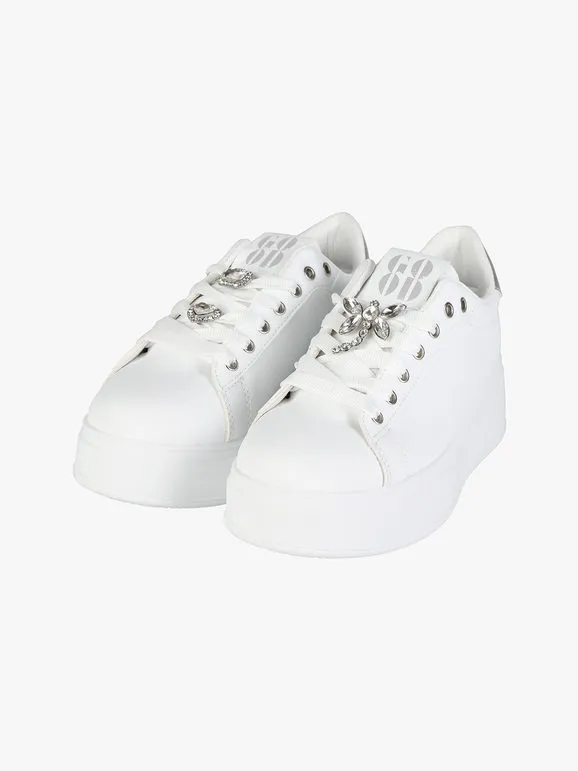 Fashion&Bella Zapatillas joya de mujer con plataforma.